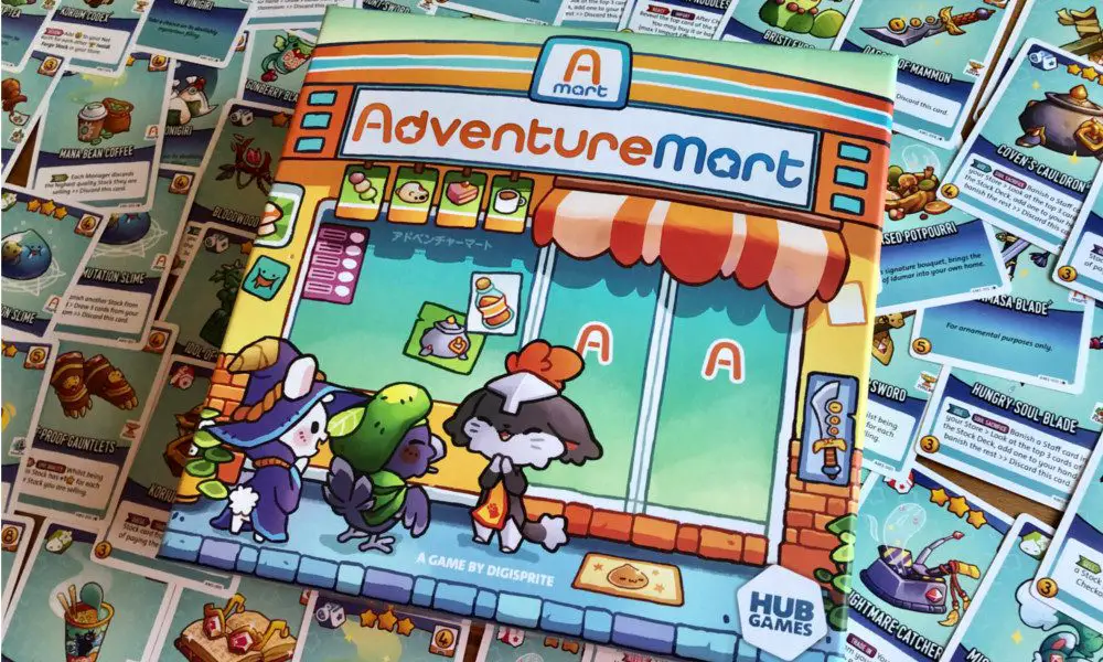 Adventure Mart on the table
