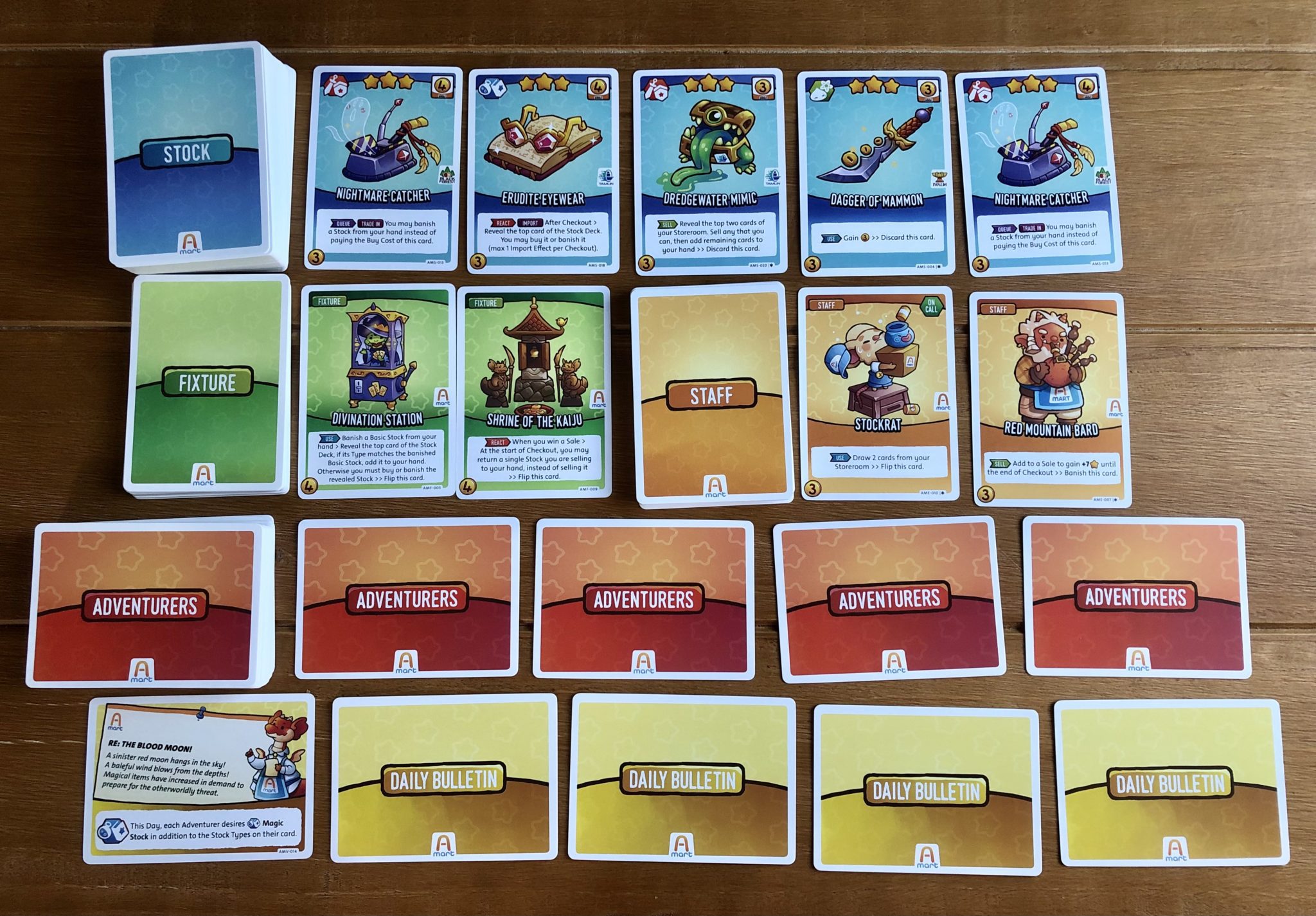 Stock, Sell, And Help Fellow Adventurers In Cute Deck-builder 'Adventure Mart' 2 Adventure Mart setup
