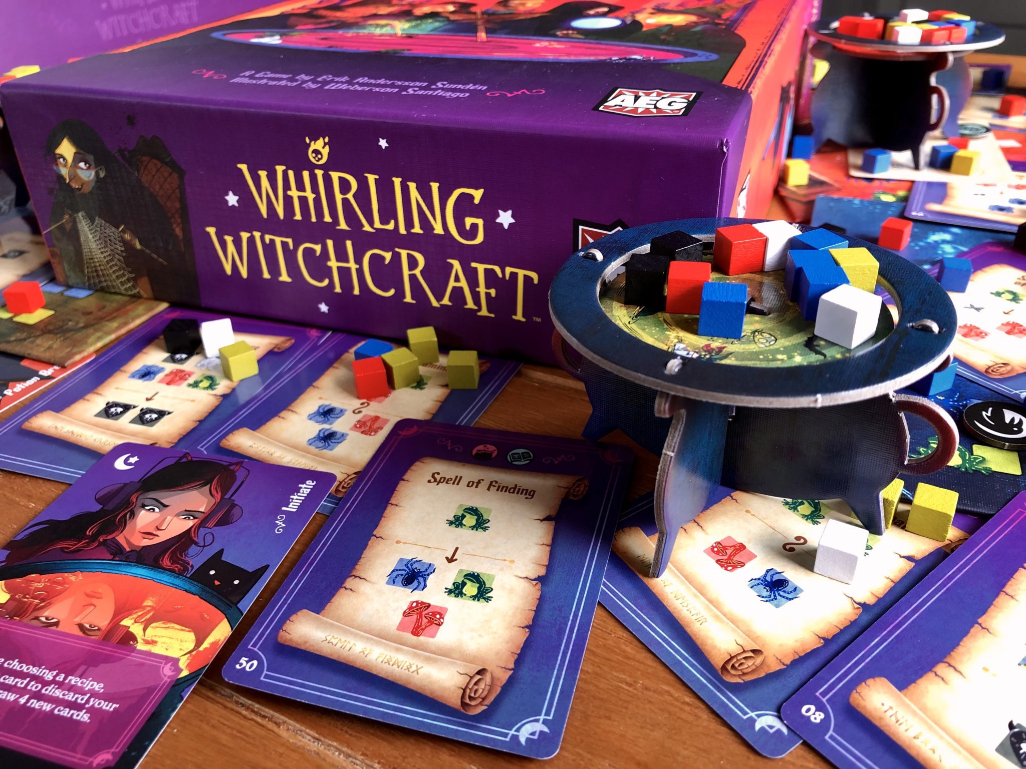 Whirling Witchcraft with components