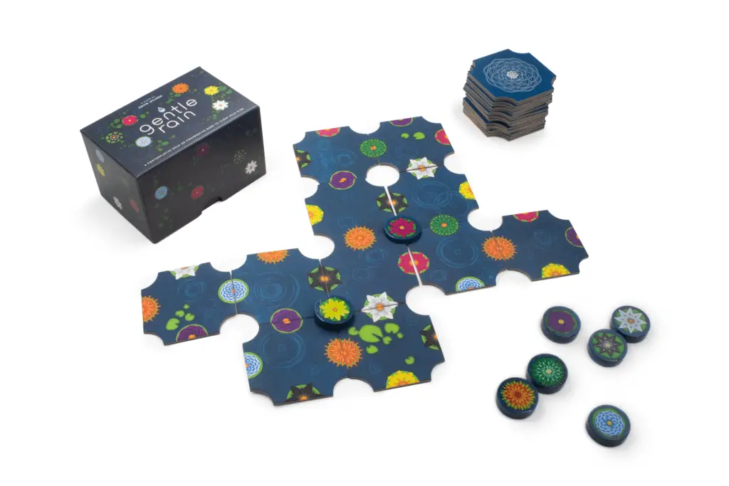 a gentle rain game pieces