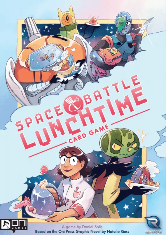 space battle lunchtime card game box cover