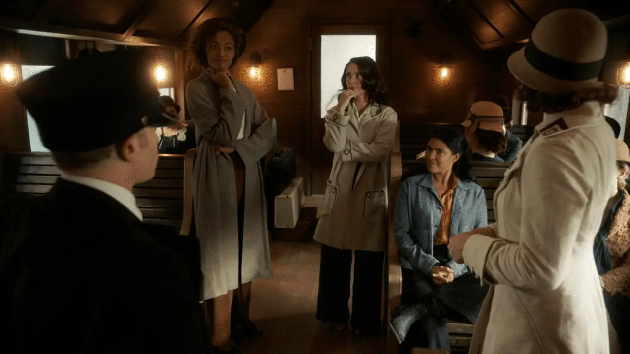 Legends of Tomorrow Dazzle with A Song and Dance 2 Astra, Gideon and Spooner