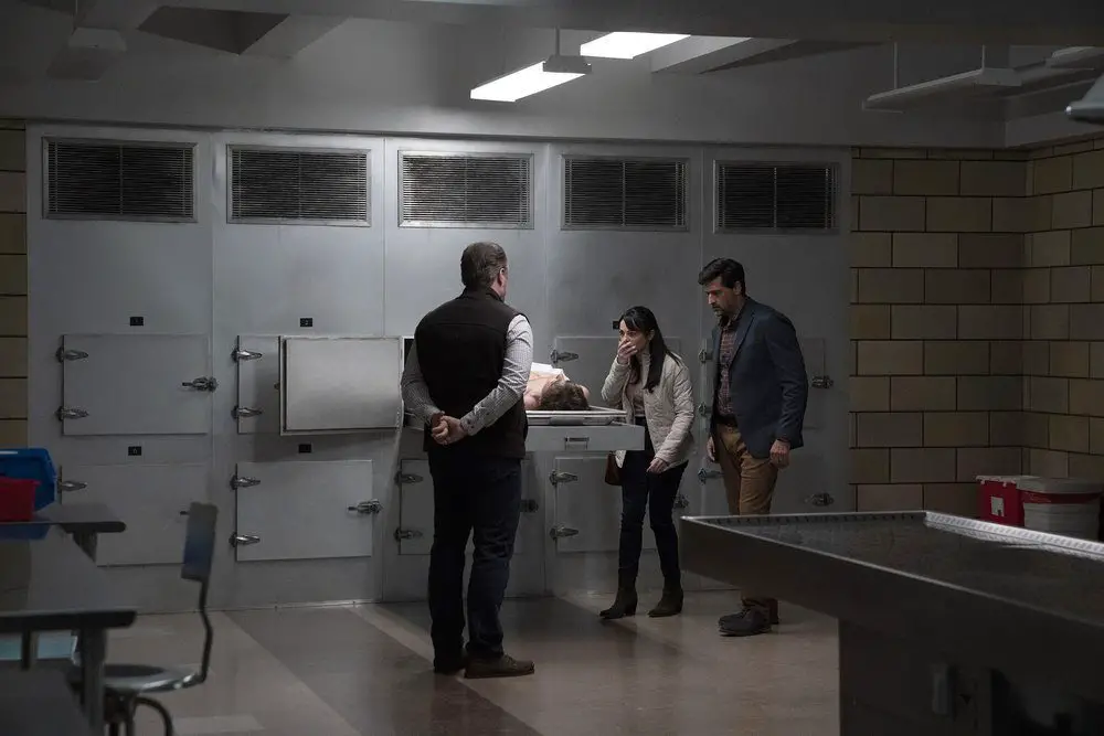 New Amsterdam's Mid-Season Finale Has Us Wondering What's Next 3 NEW AMSTERDAM -- "Death is the Rule. Life is the Exception" Episode 410 -- Pictured: (l-r) Adriana DeMeo as Thora Mancini, Donnie Keshawarz as Dominic Mancini -- (Photo by: Virginia Sherwood/NBC)