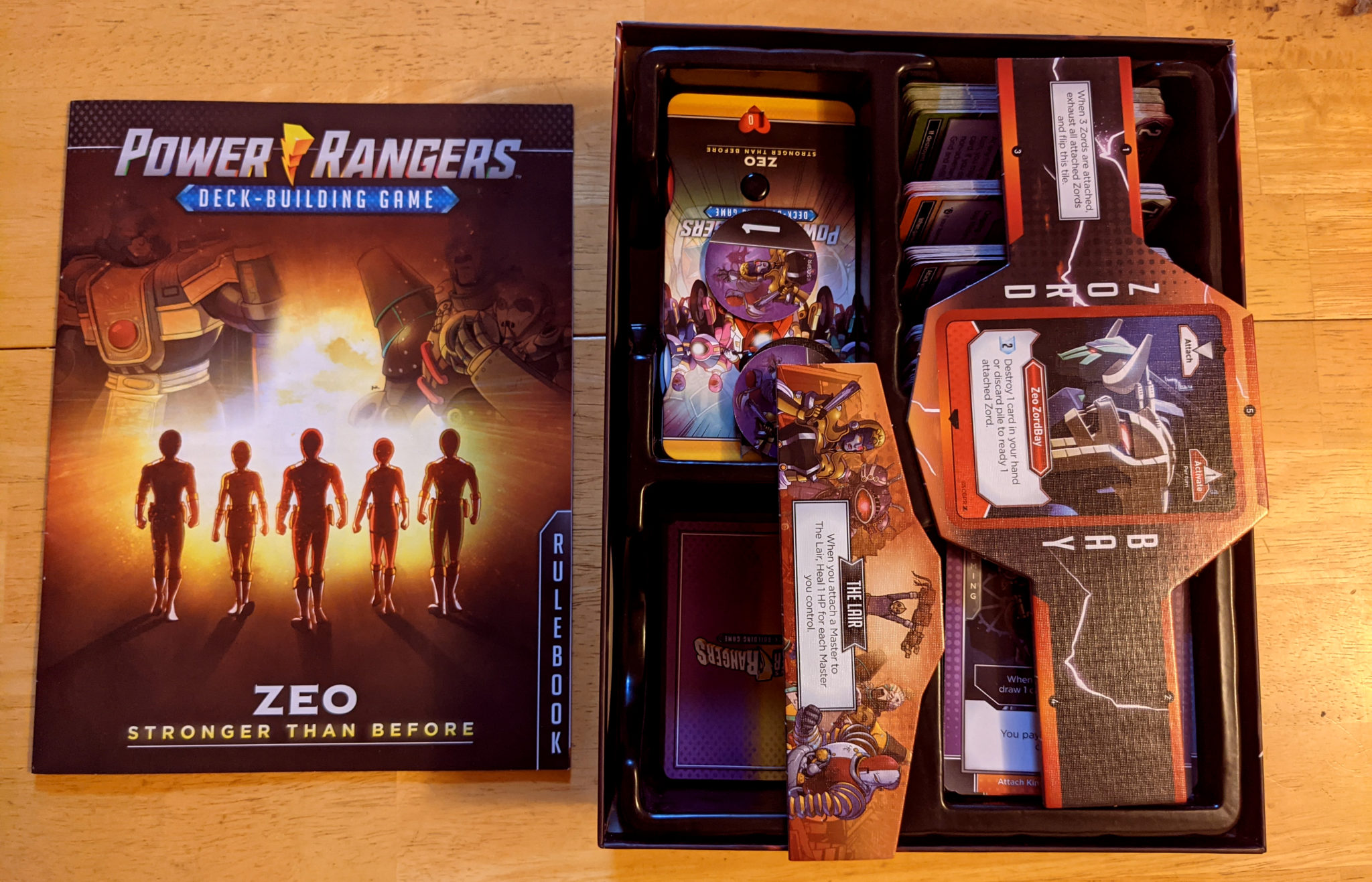 power rangers deck building game open