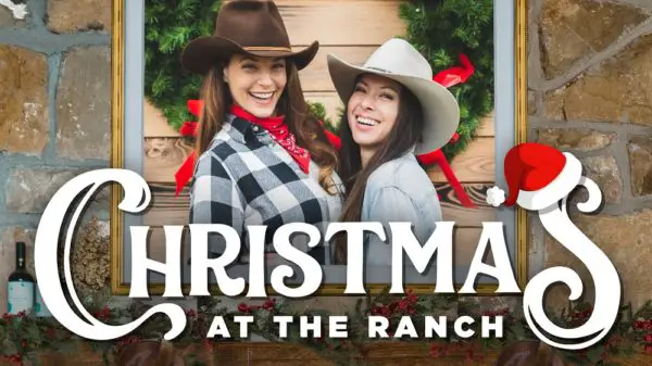 christmas at the ranch with the leads smiling