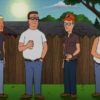 Hank and his friends from King of the Hill