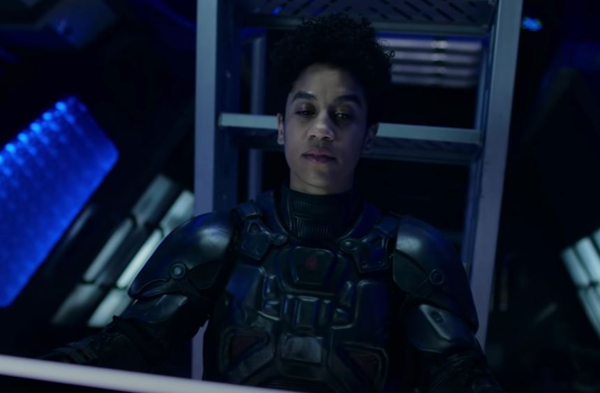 Naomi during battle on The Expanse