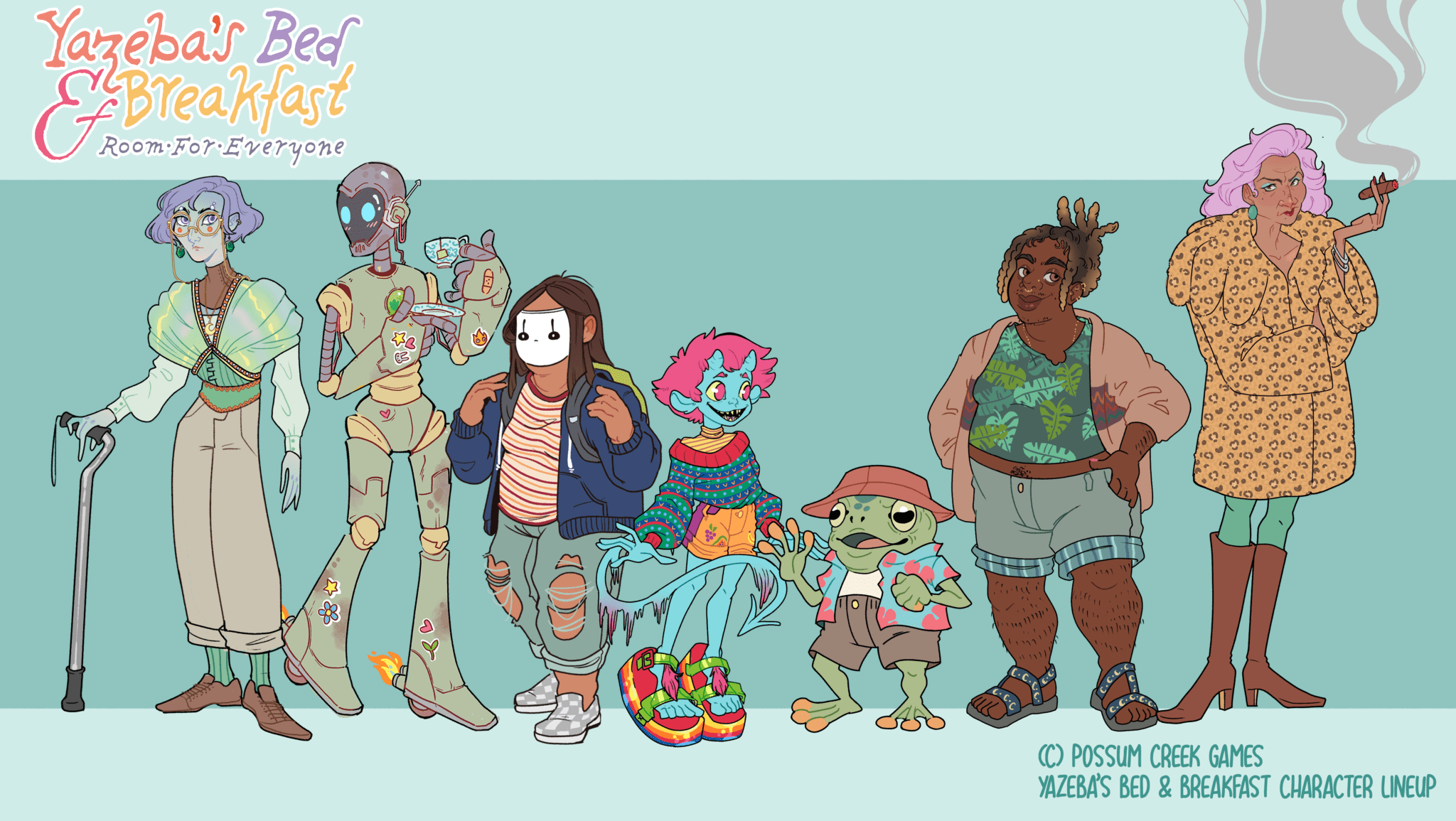 Possum Creek Games Announces Move To IndieGogo For 'Yazeba's Bed & Breakfast' Project 5 Yazeba's Bed & Breakfast residents
