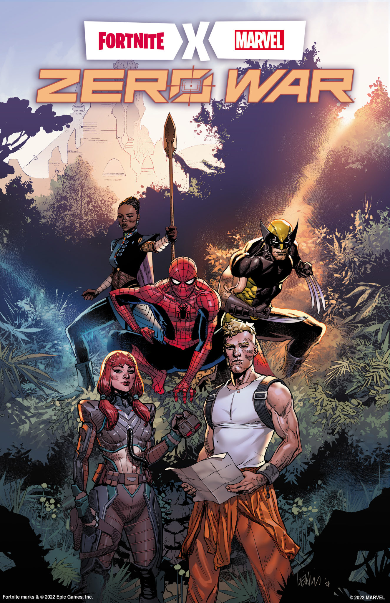 Fortnite X Marvel Zero War cover art