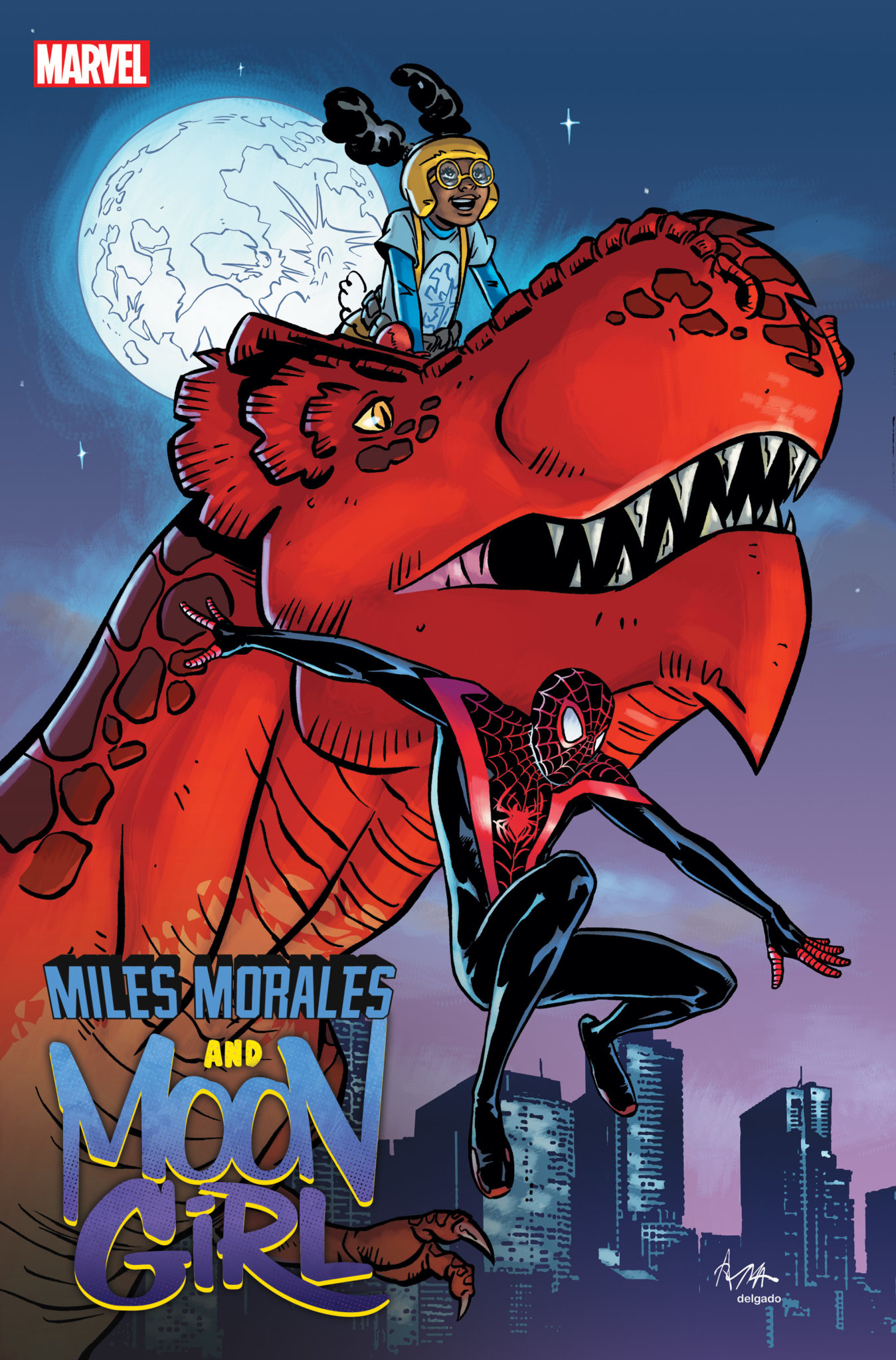 Miles Morales & Moon Girl Cover