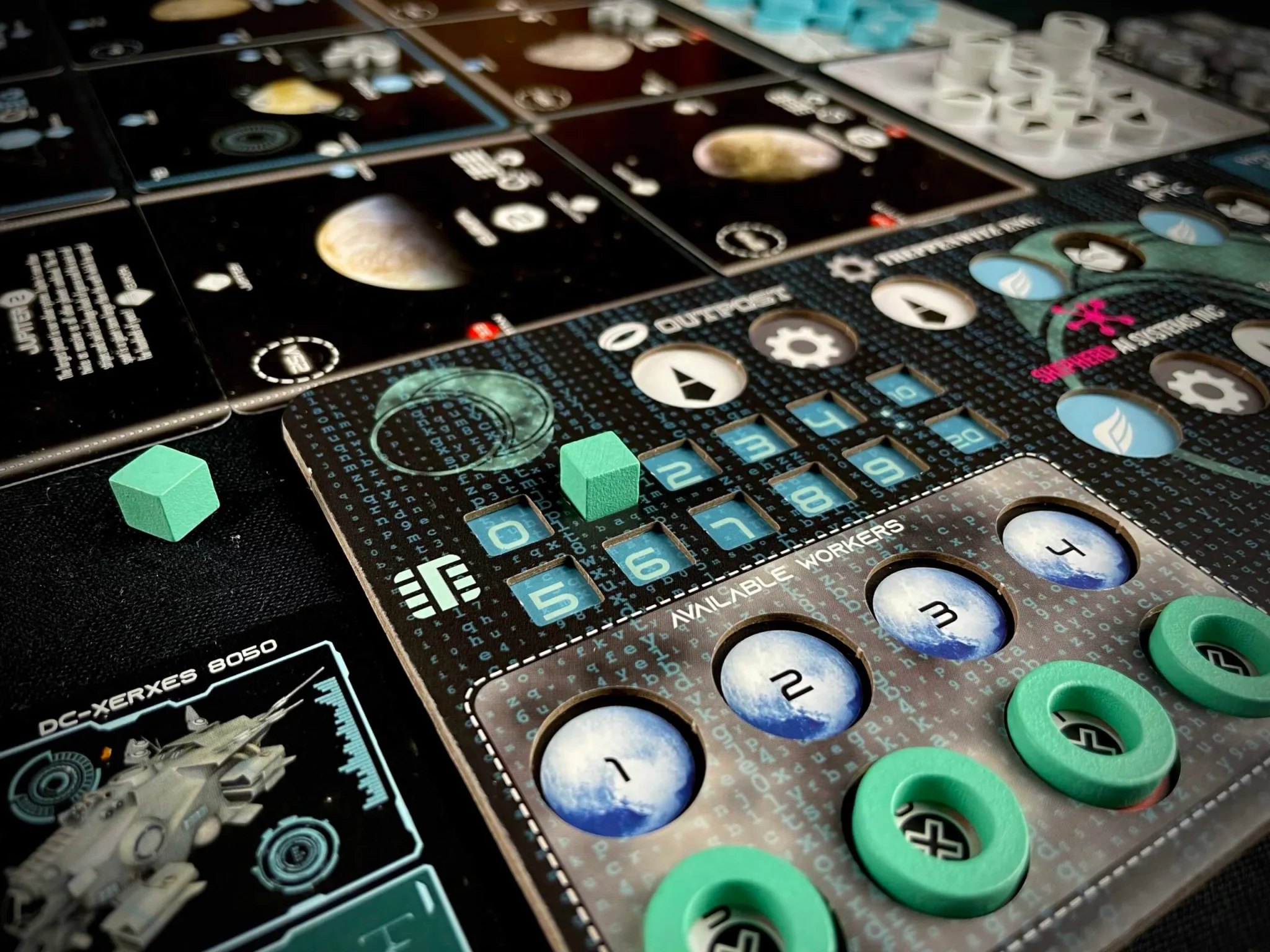 Solar 175 Is Heating It Up On Kickstarter, But Is It The Future Of Board Games? 5 Solar 175 euro game with tokens