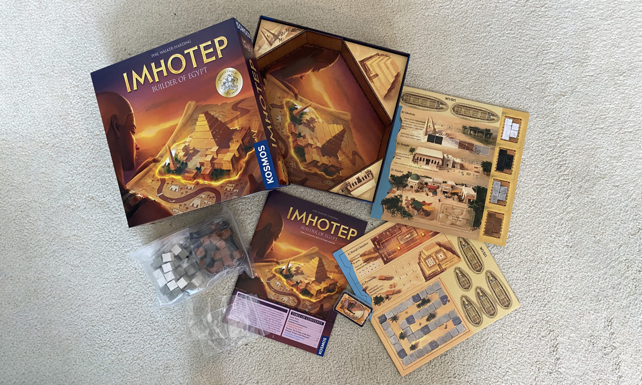 Contents of Imhotep