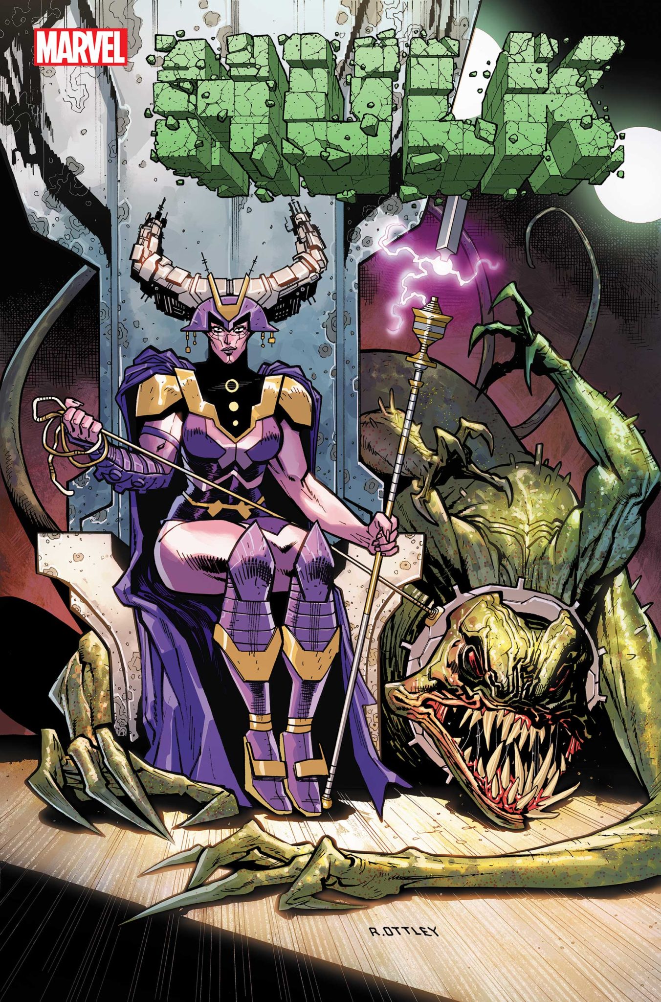 Hulk #9 showing Monolith, queen of Hulk Planet
