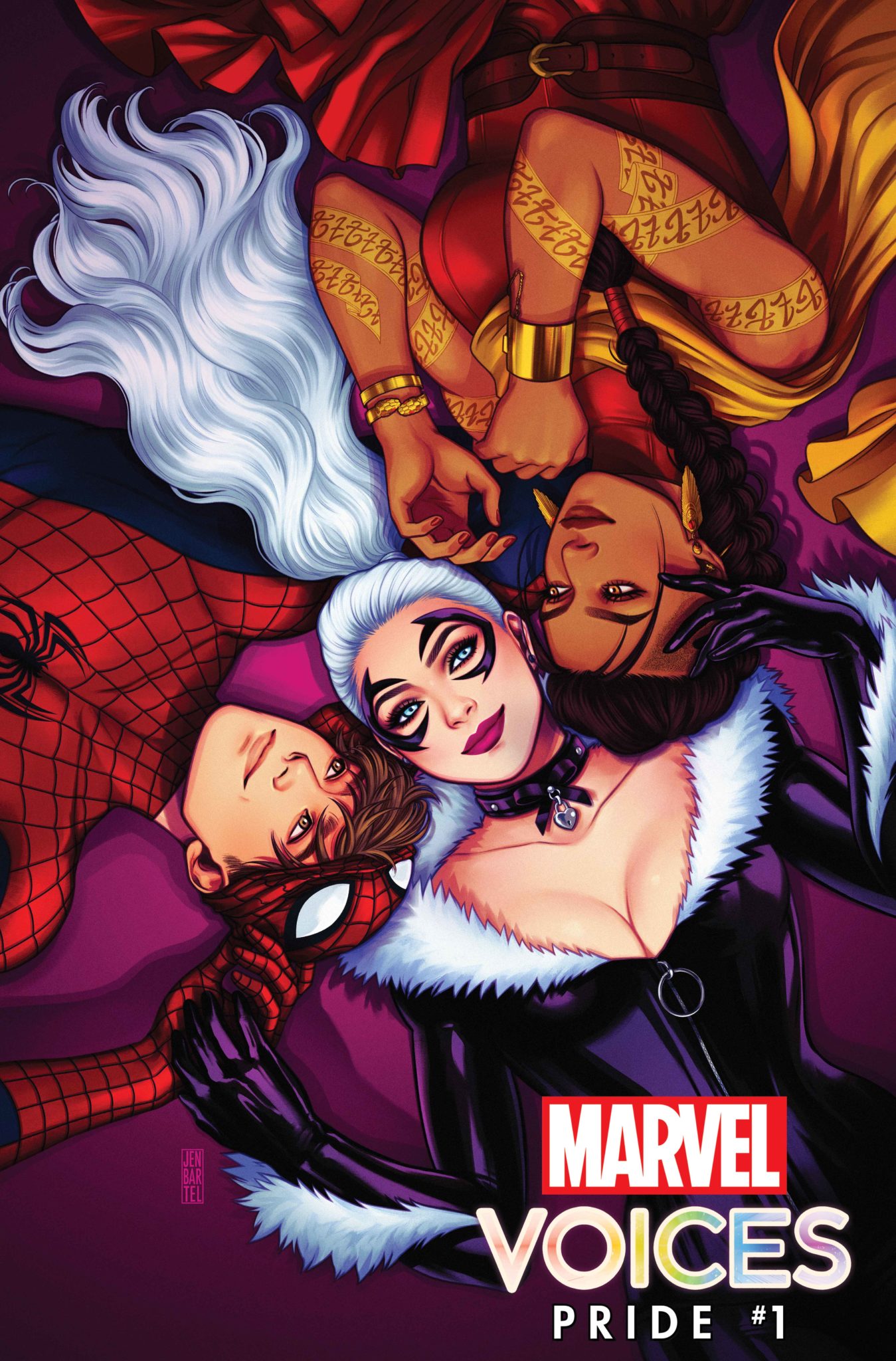 Marvel's Voices Pride Jen Bartel Black Cat cover