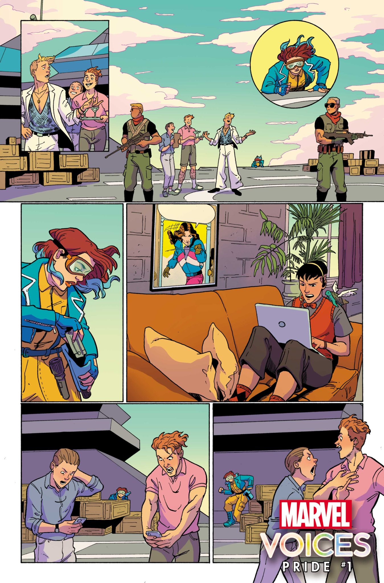 Brand New Mutant Hero Escapade To Debut In 'Marvel's Voices Pride #1' 3
