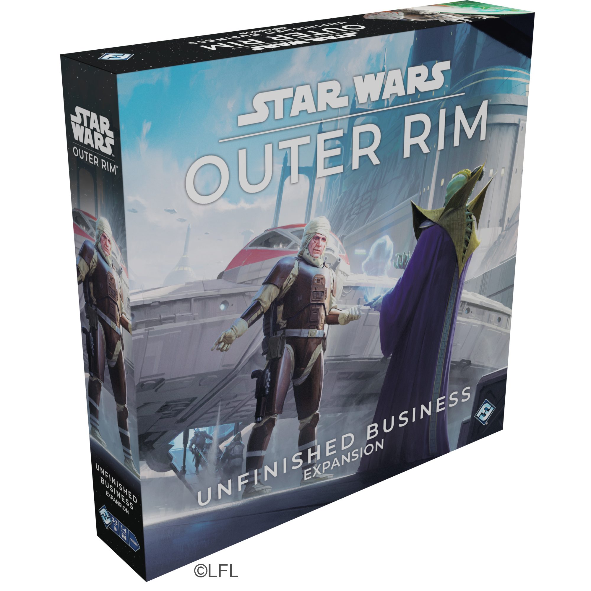 New Expansion To 'Star Wars: Outer Rim' Introduces Iconic Characters, Opens The Core Worlds 1 Star Wars Outer Rim Unfinished Business Expansion box