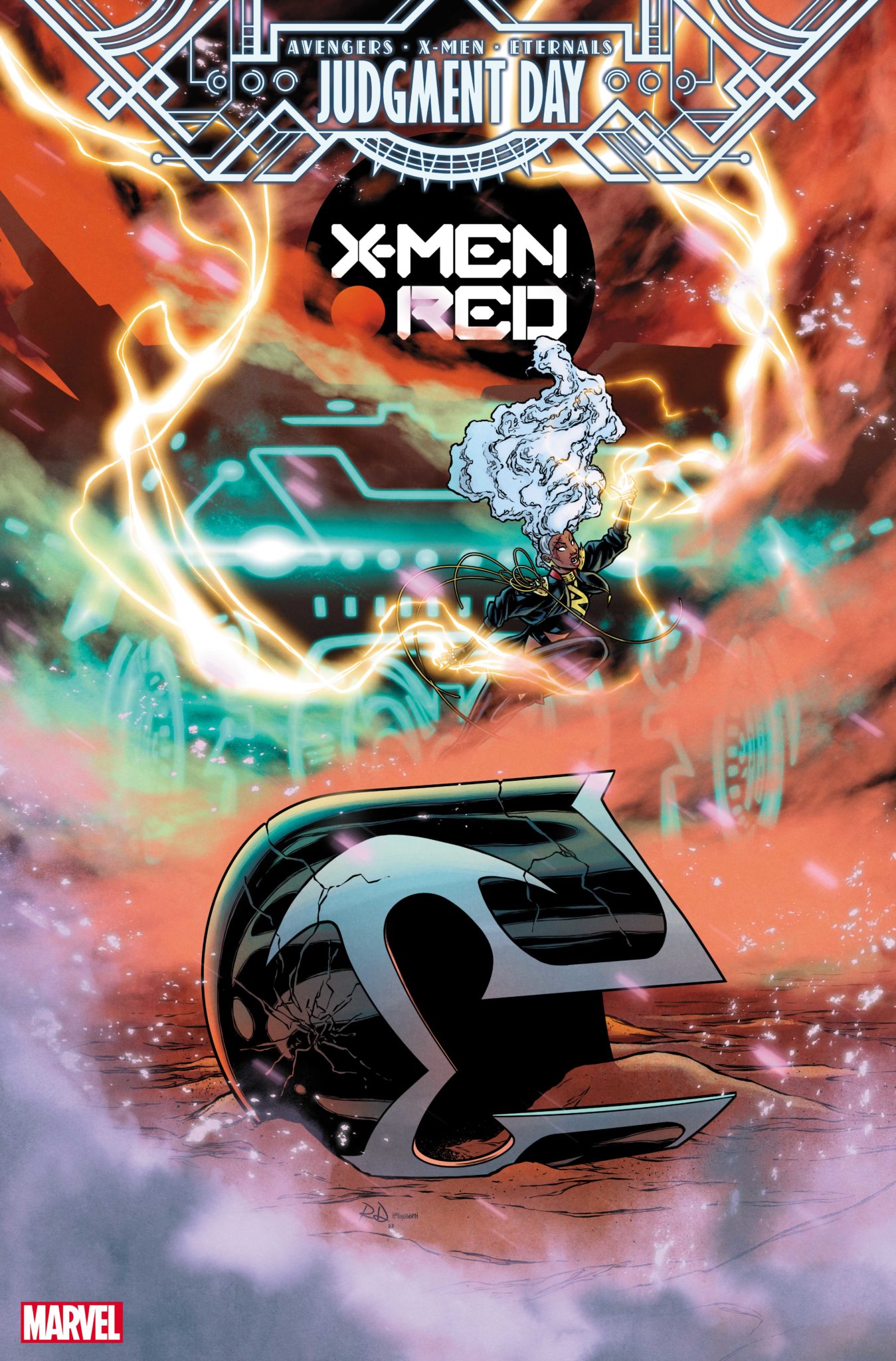 A.X.E Judgement Day X-Men Red cover