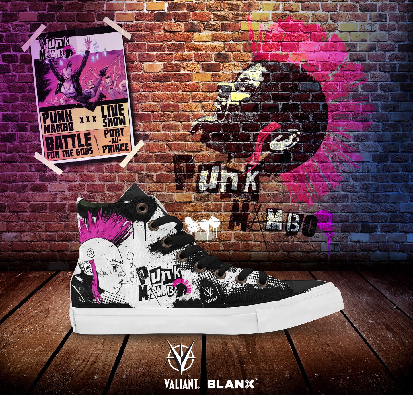 Valiant Entertainment, Blanx Announce Partnership for New Line of Valiant Universe Sneakers 1