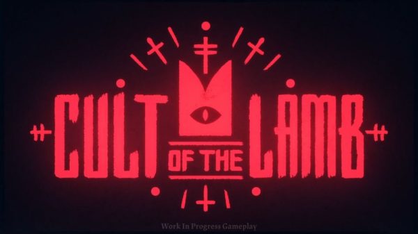 Title screen of the game: Cult of the Lamb