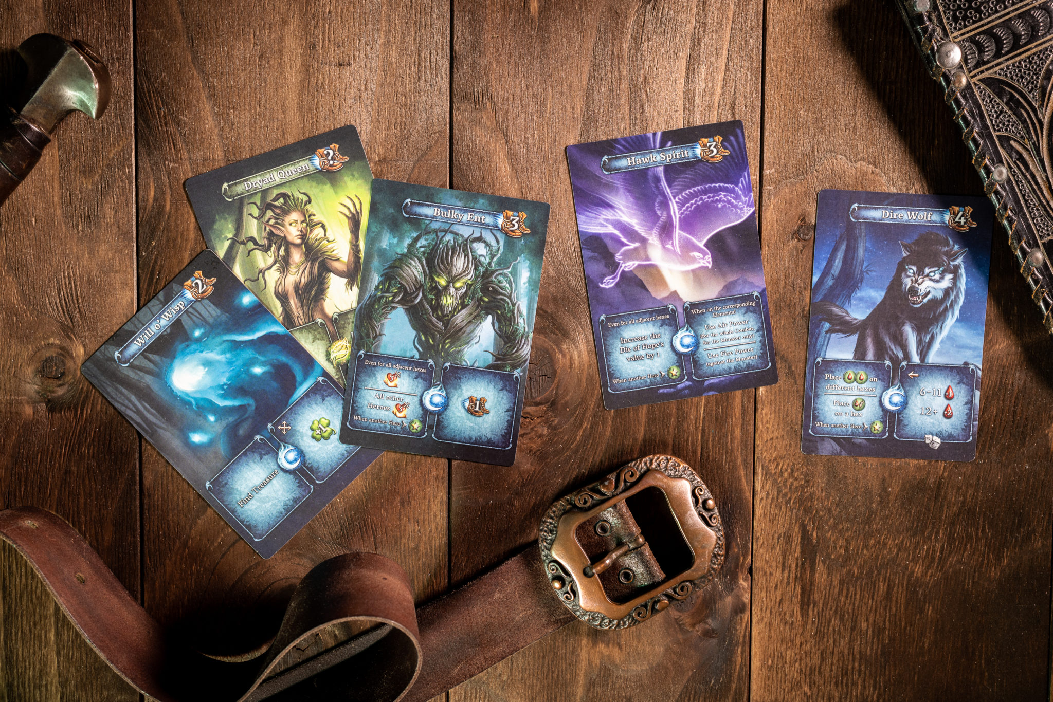 Steamforged Games Acquires Fantasy Board Game 'Euthia', Will Relaunch On Kickstarter Next Month 3 Euthia Familiar cards