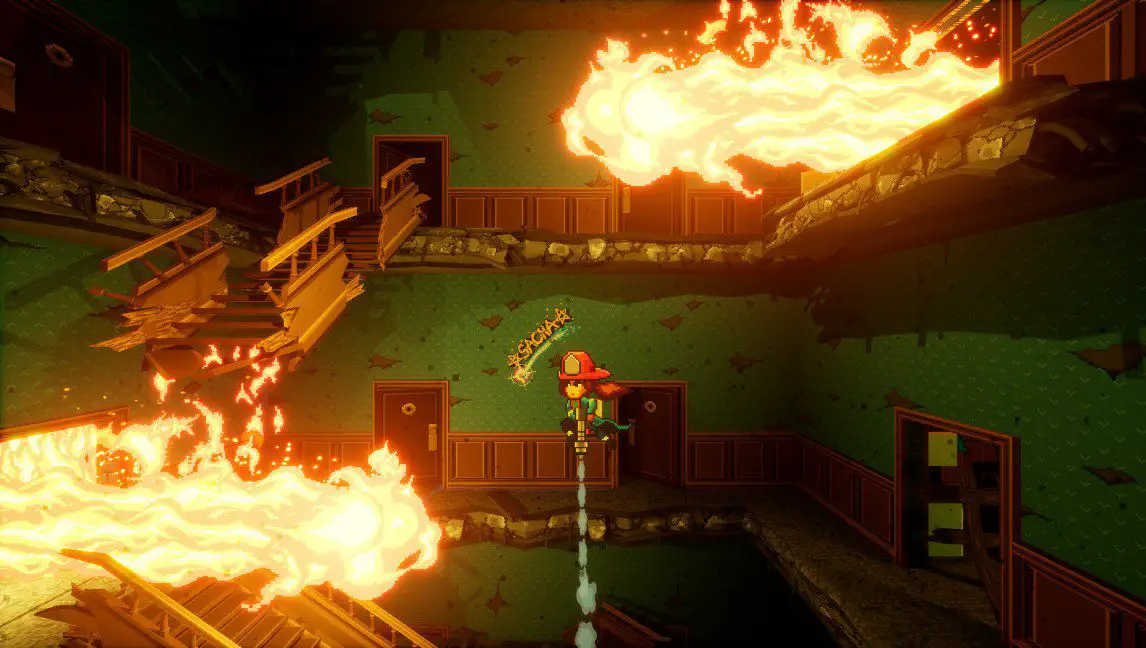 Firegirl: Hack 'n Splash Rescue DX Offers Arcade Style Heroics 2 Firegirl Sunshine