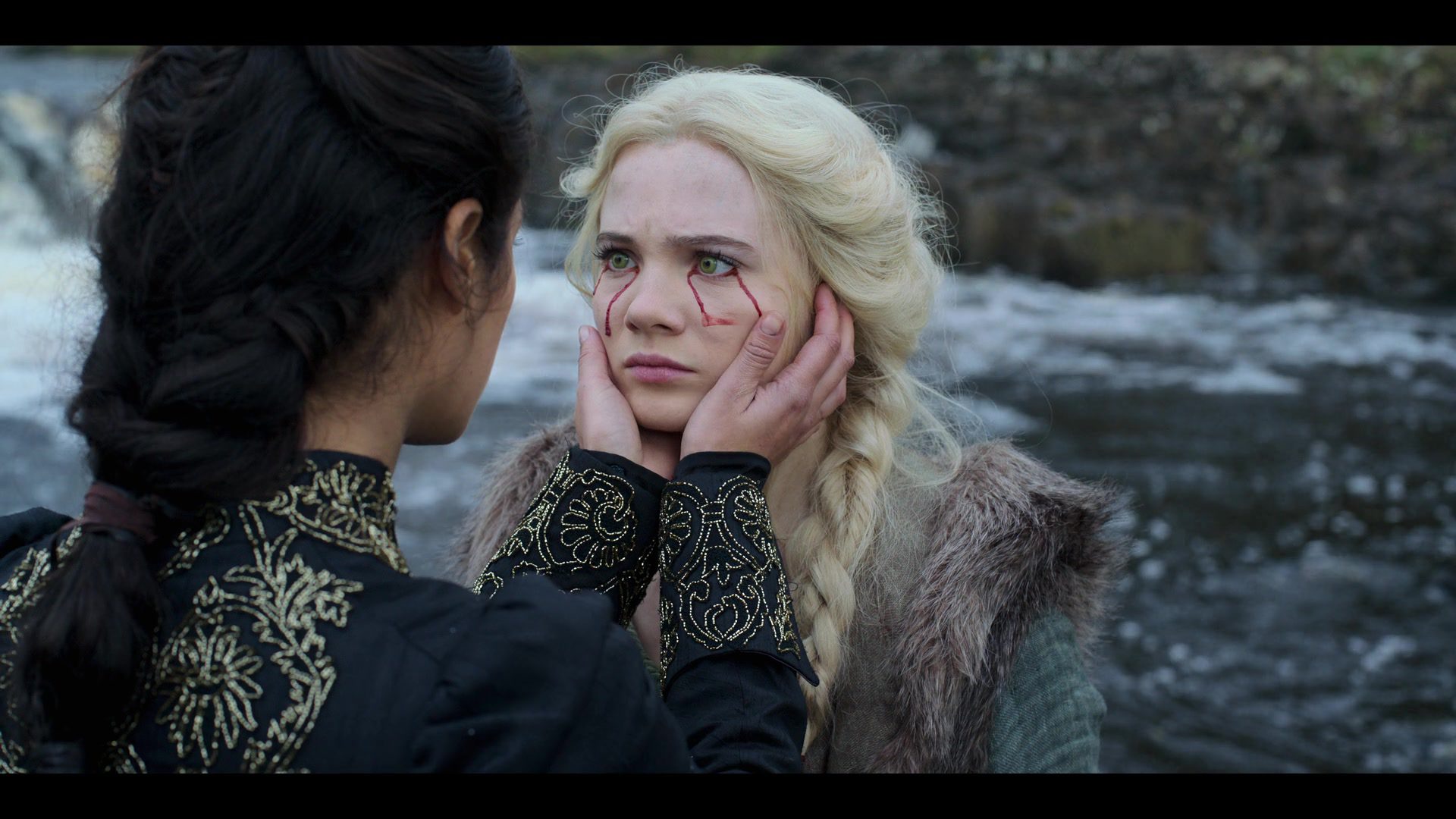 The Anarchist Finds A Duck Hat 3 Yennefer cradles Ciri's face.
