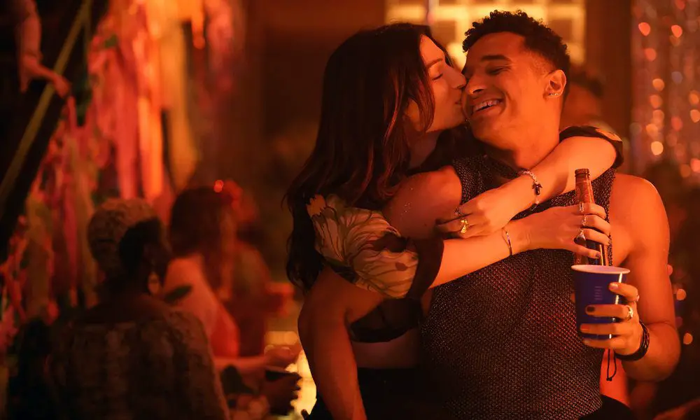 Queer as Folk is a Few Massive Flaws from Perfect 1 QUEER AS FOLK -- Episode 103 -- Pictured: (l-r) Jesse James Keitel as Ruthie, Devin Way as Brodie -- (Photo by: Alyssa Moran/Peacock)