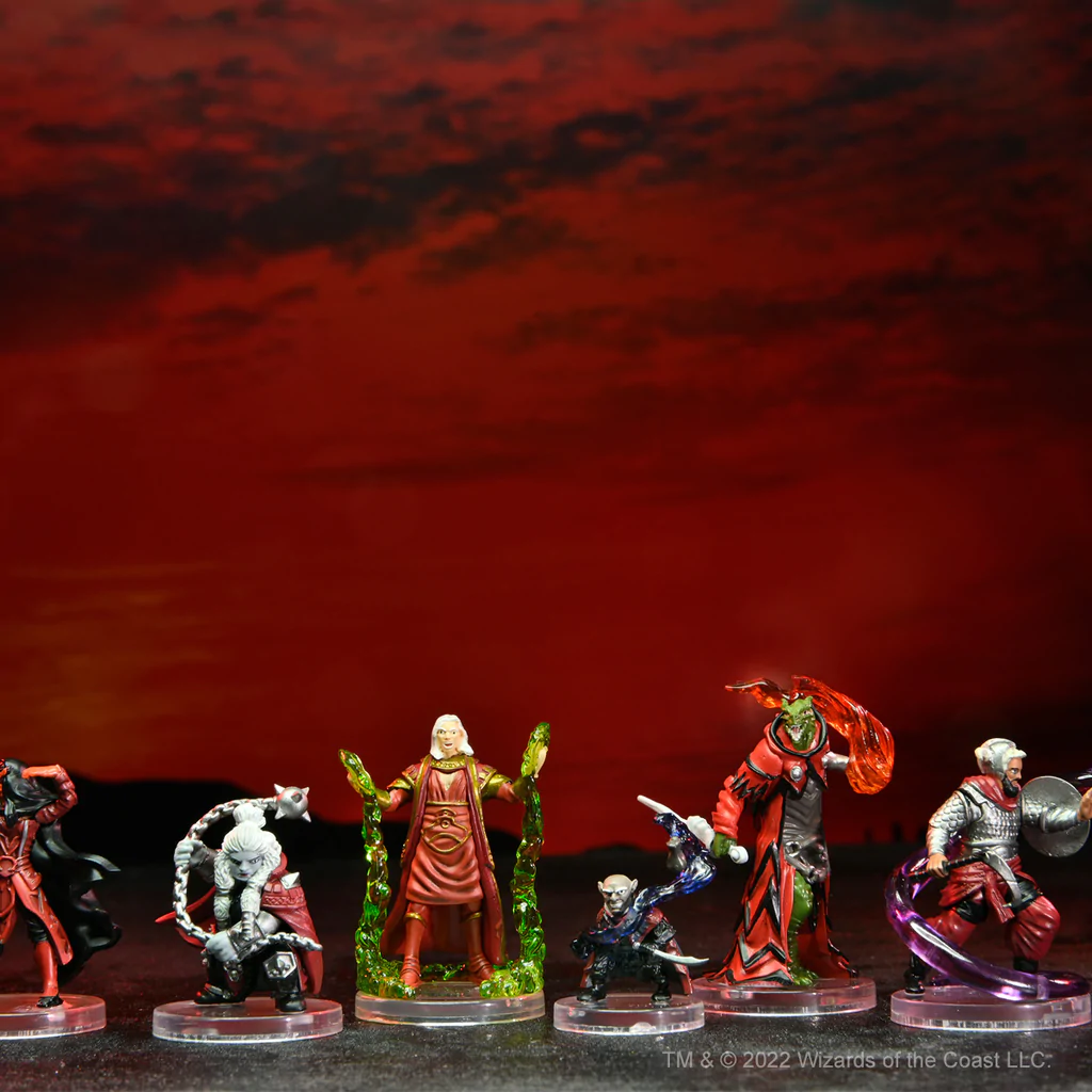 Wizkids Announces Two New Factions For 'Dungeons & Dragons: Onslaught' 1 Dungeons & Dragons Onslaught Red Wizard minis