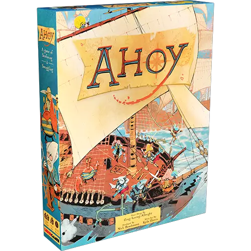 Leder Games Sets Sail With 'Ahoy' 1 Ahoy box art