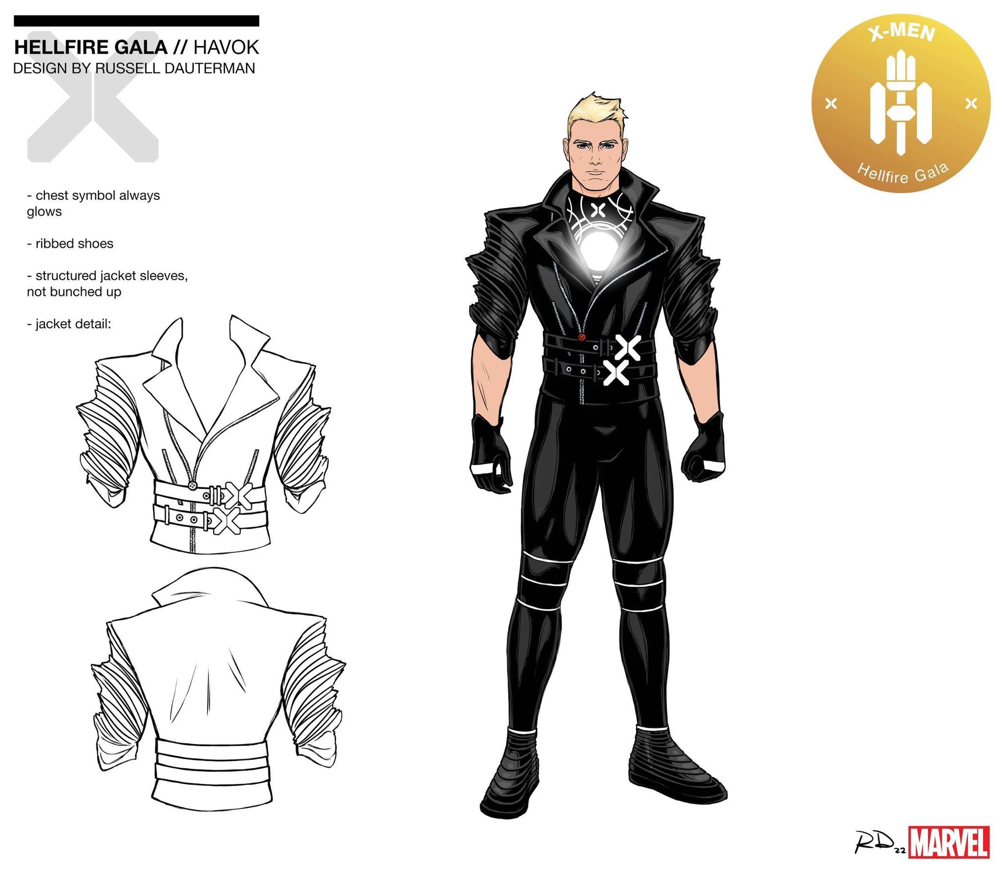 Havok  Hellfire Gala look