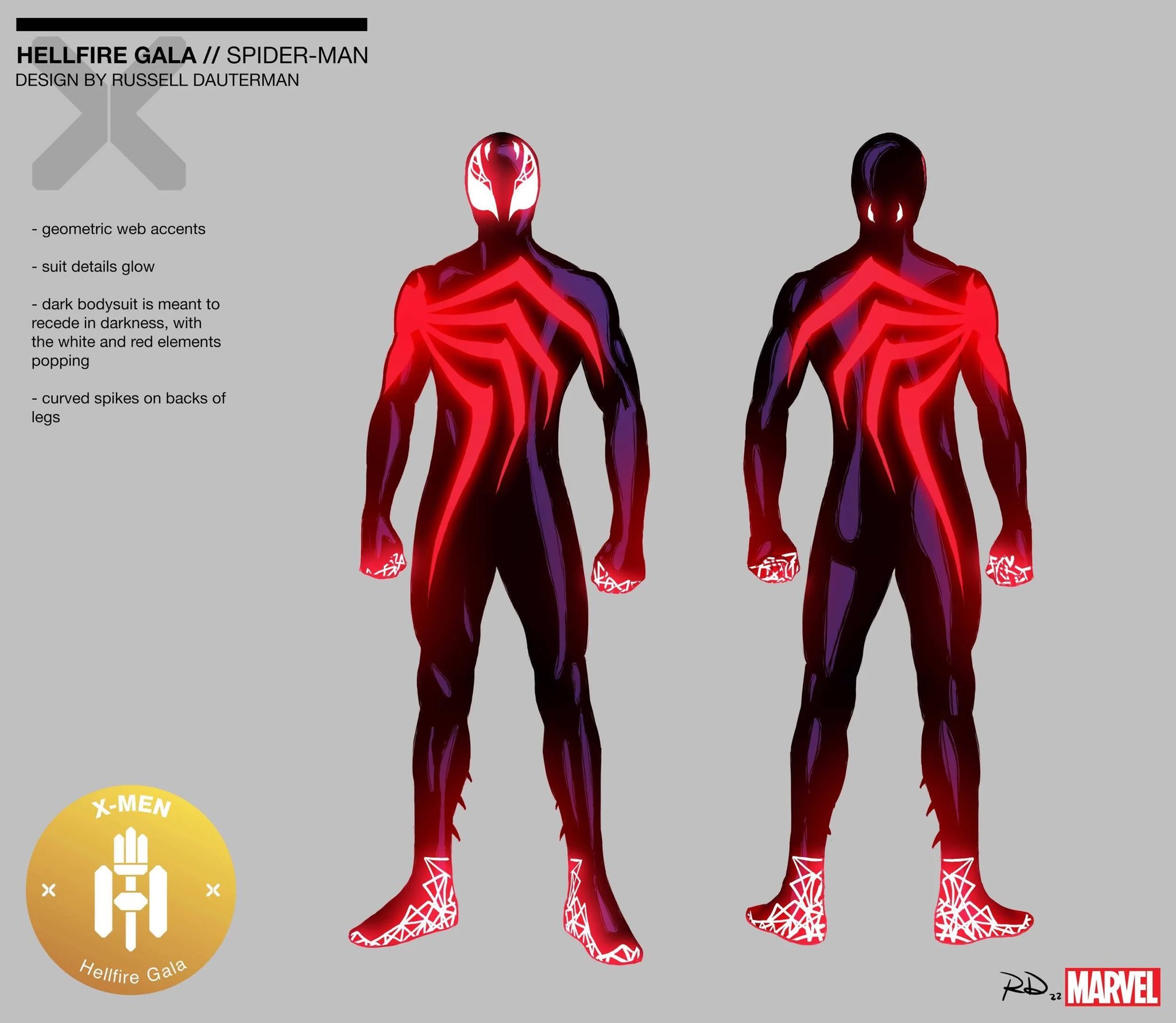  Spider-Man Hellfire Gala look