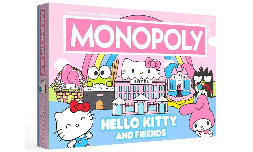 box cover of Monopoly: Hello Kitty and Friends