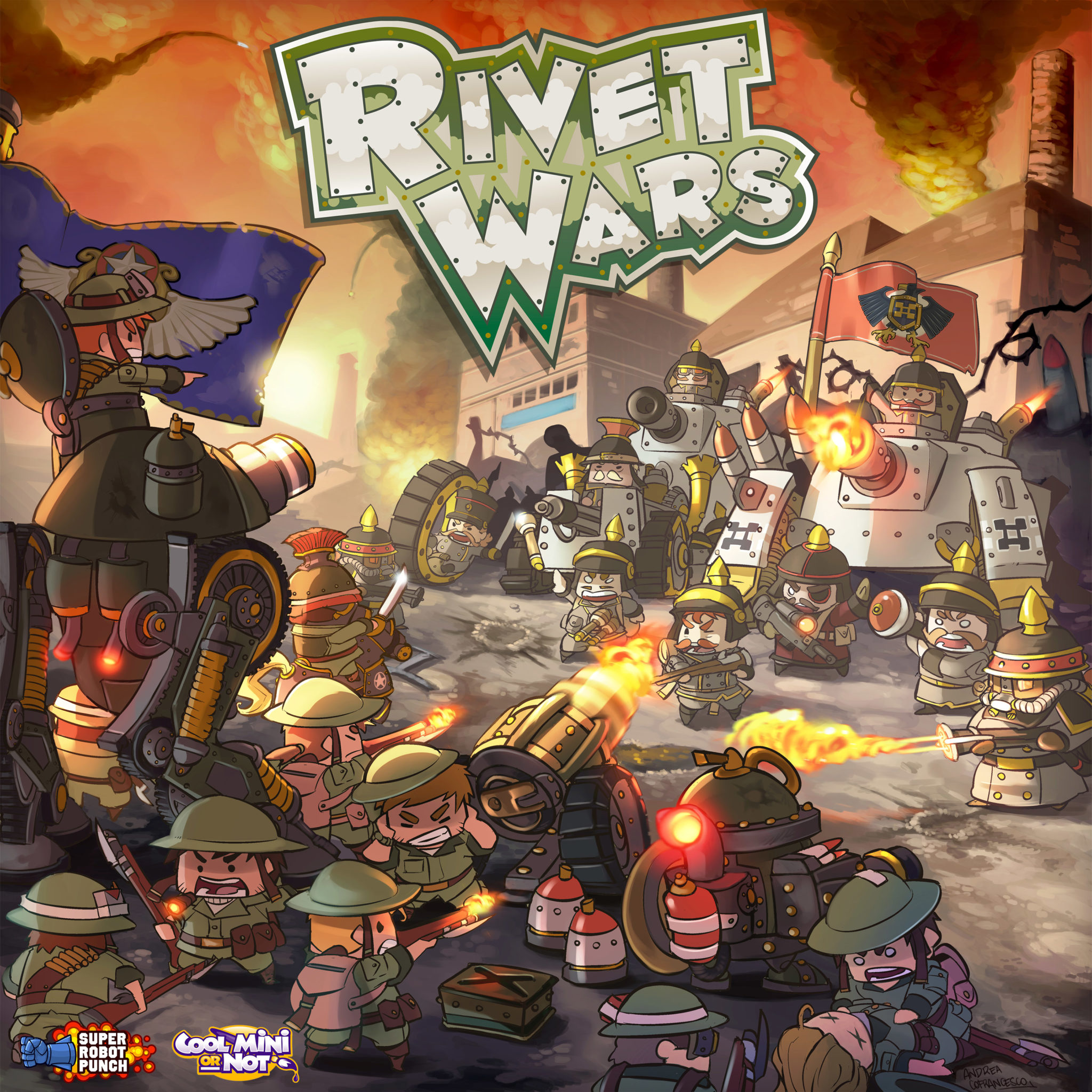 Steamforged Games Acquires Cult Classic Miniatures Game 'Rivet Wars' 2 Rivet Wars cover art