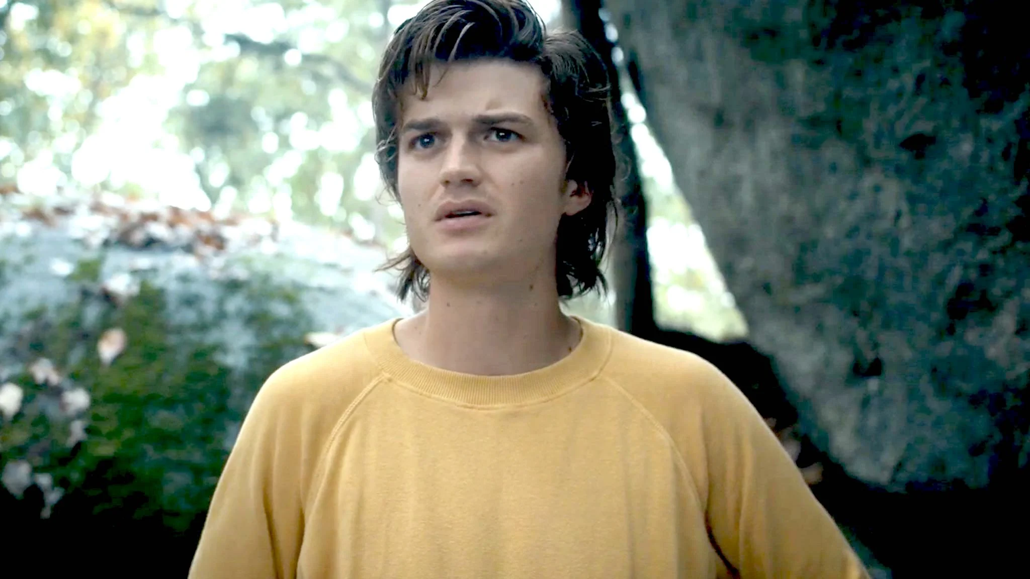 Joe Keery as Steve Harrington in season 4 of Stranger Things