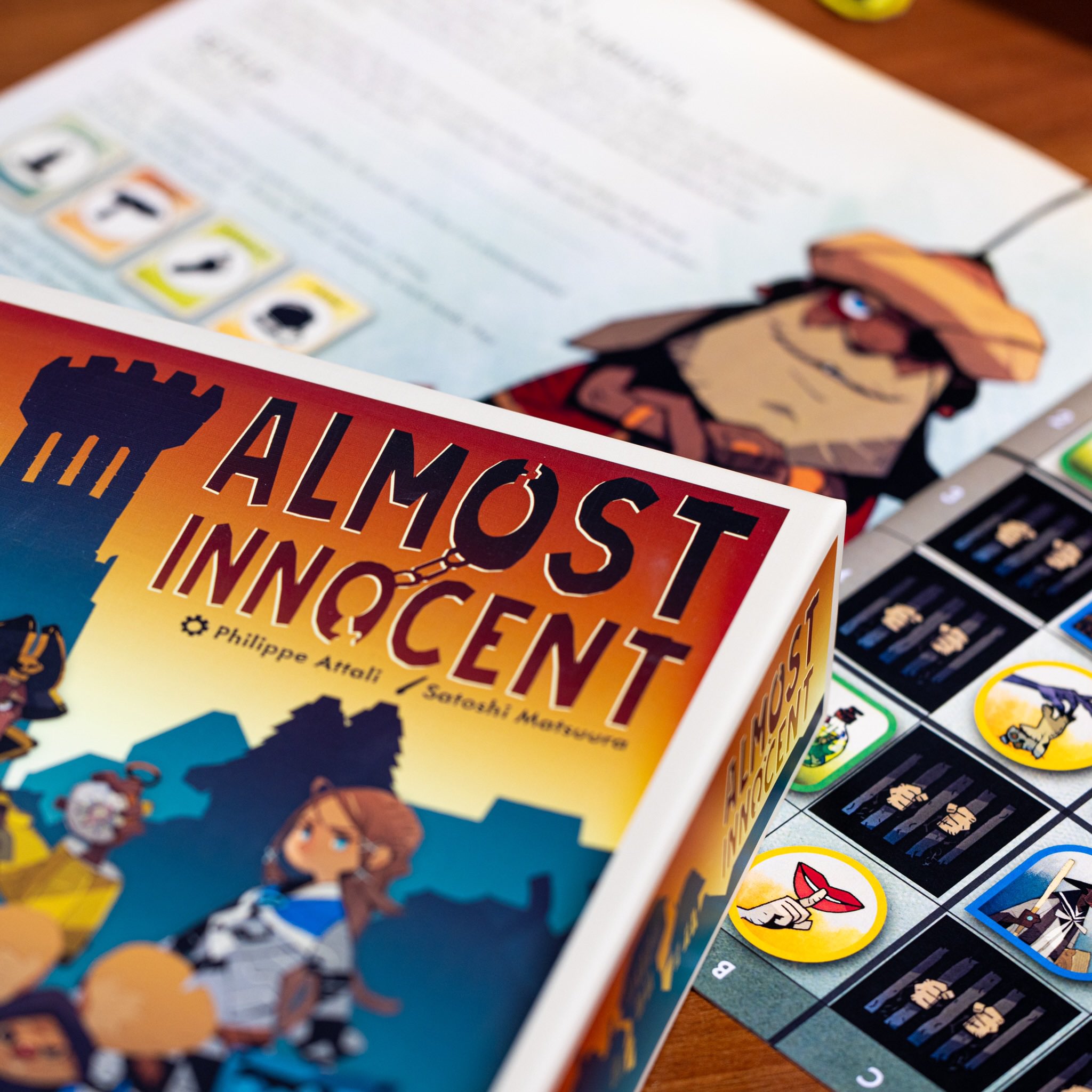 Preview: Kolossal Turns Solving Crime Into A Team Sport With 'Almost Innocent' 5 Almost Innocent box and tiles