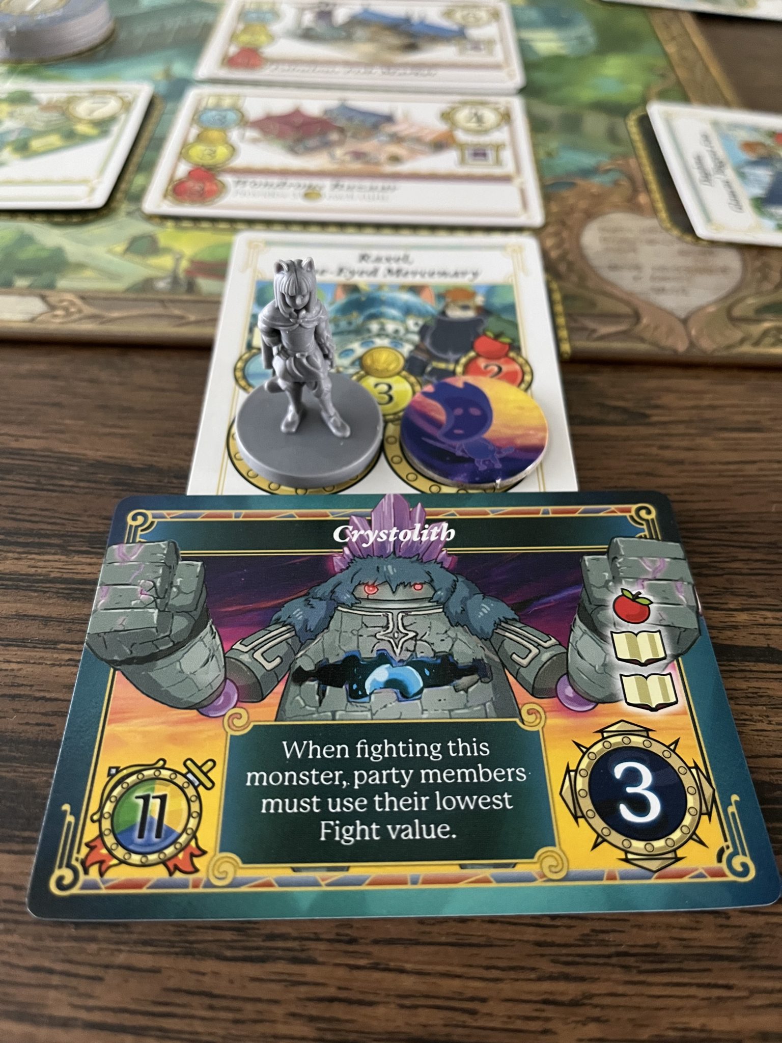 Ni No Kuni II: The Board Game quest and monster cards
