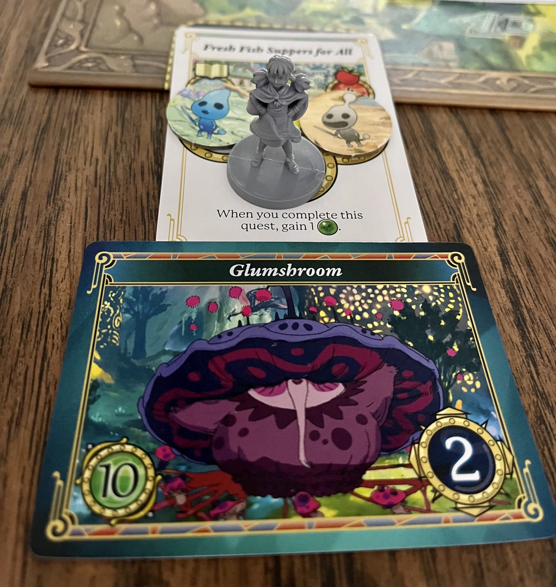 Ni No Kuni II: The Board Game quest and monster cards