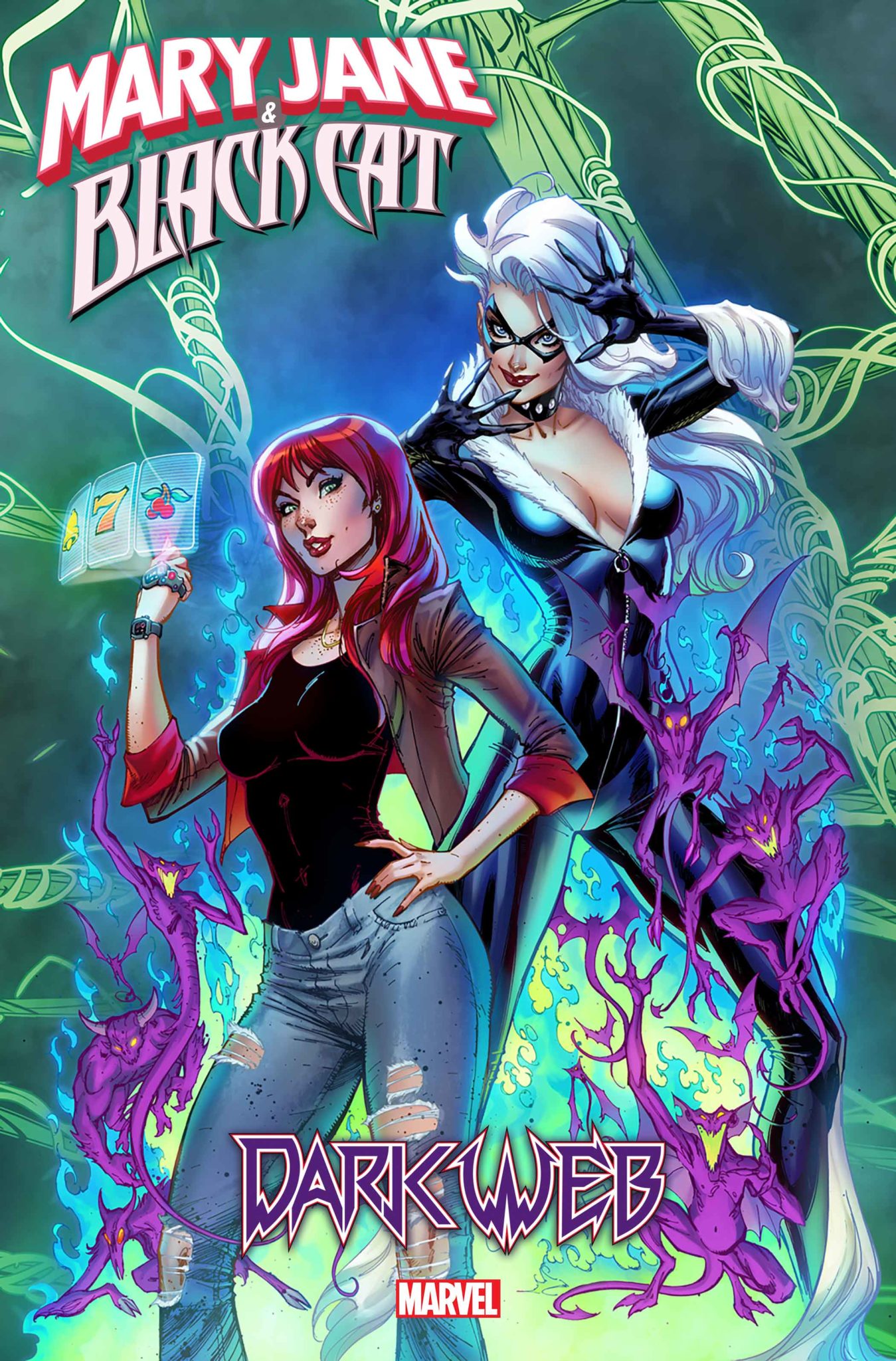 The Dark Web Forces Spidey's Two Great Loves To Join Forces In New 'Mary Jane & Black Cat' Series 1 Mary Jane & Black Cat #1 cover