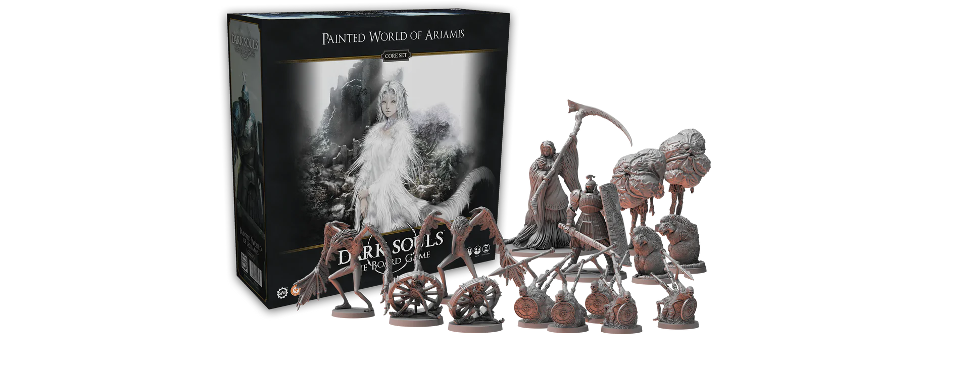 DARK SOULS™: The Board Game, Painted World of Ariamis  with minis