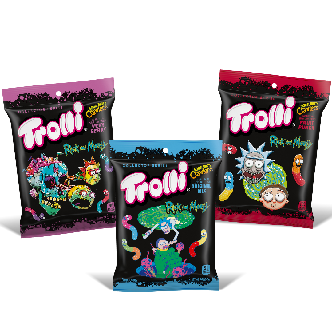 Trolli Rick & Morty Collab Flavors
