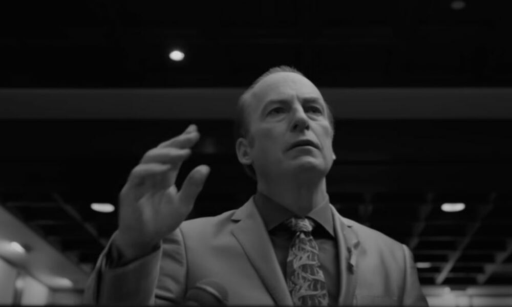 Jimmy on trial from Better Call Saul