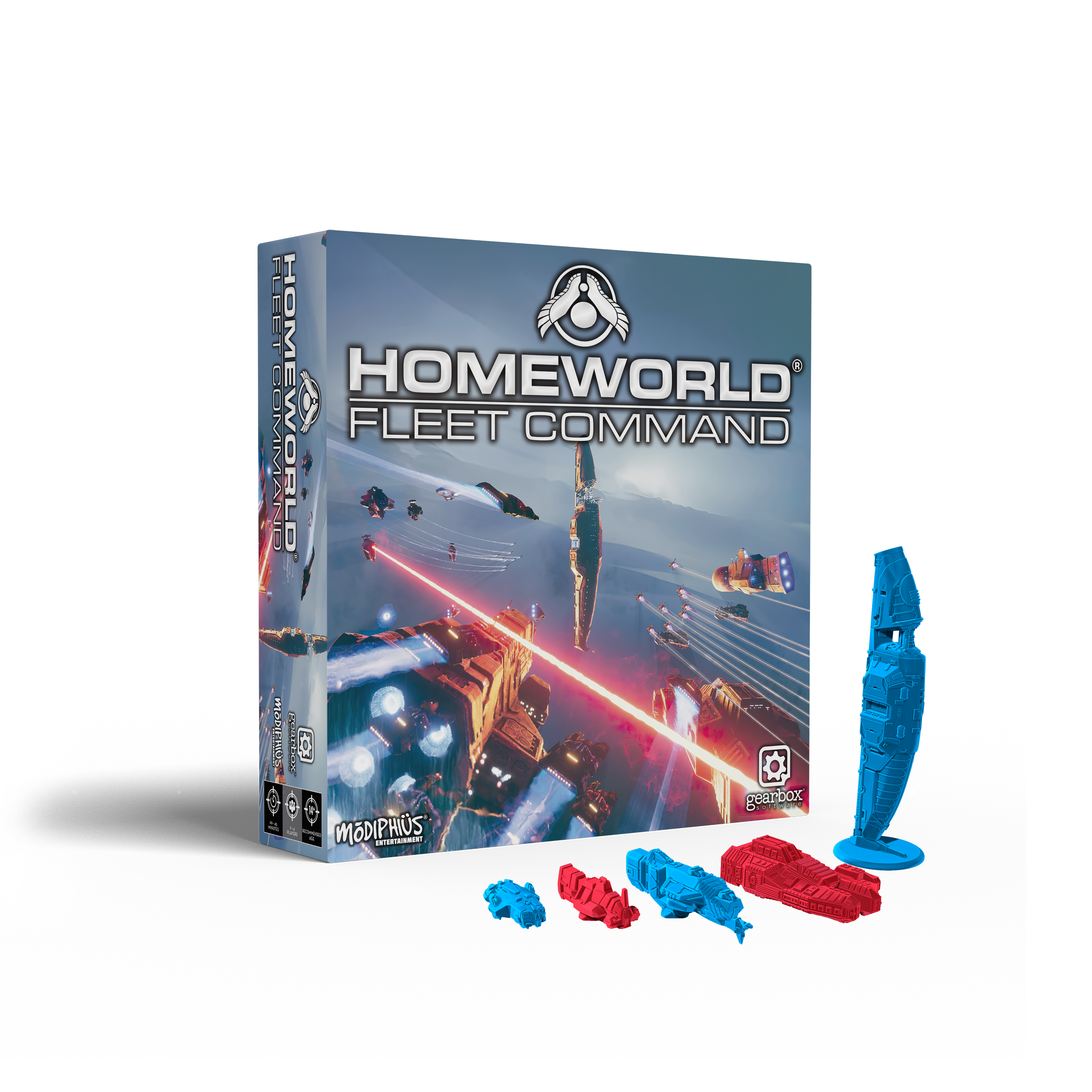 Modiphius Teams Up With Gearbox On New 'Homeworld Fleet Command' Tabletop Miniatures Game 1 Homeworld Fleet Command box and minis