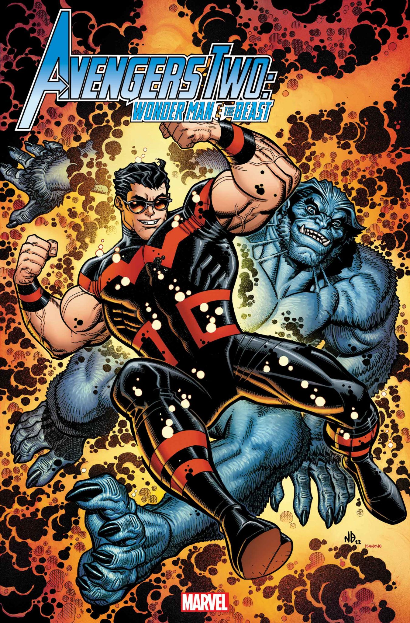 Avengers Two: Wonder Man And Beast cover