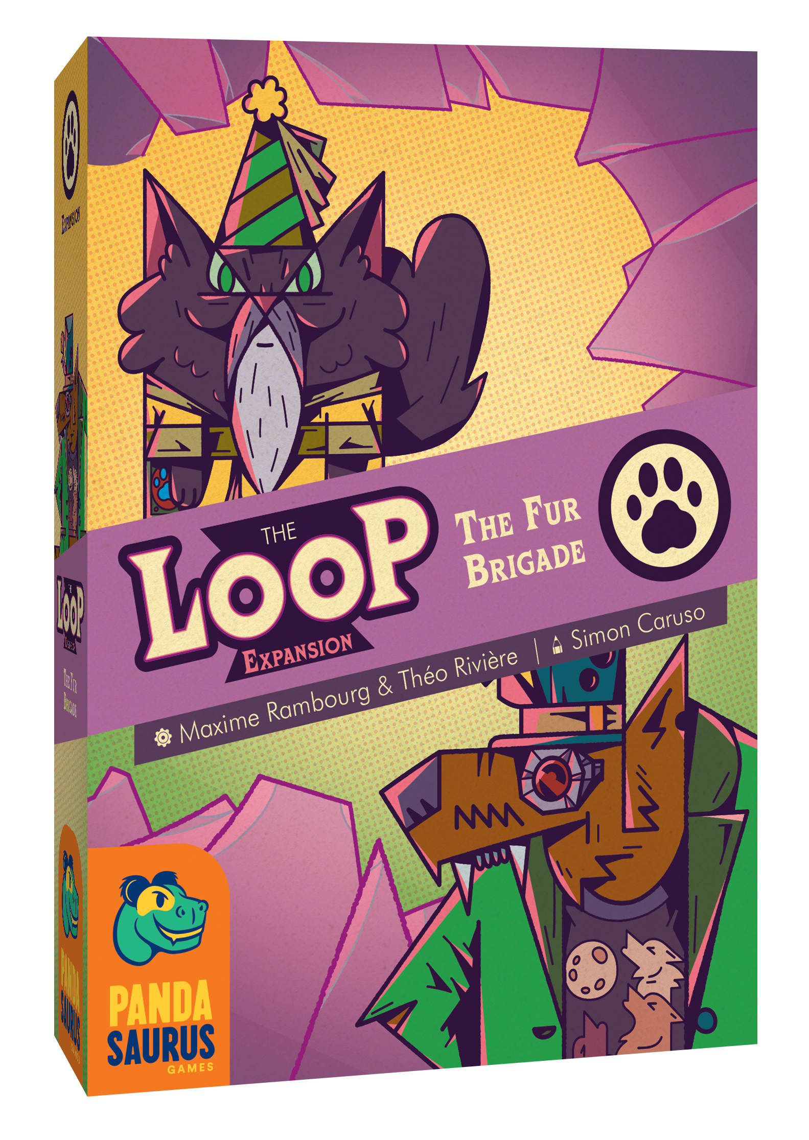 Pandasaurus Announces New Localization, Two Game Expansions To Hit Retail At End Of Year 8 The LOOP: The Fur Brigade from Pandasuaurus cover