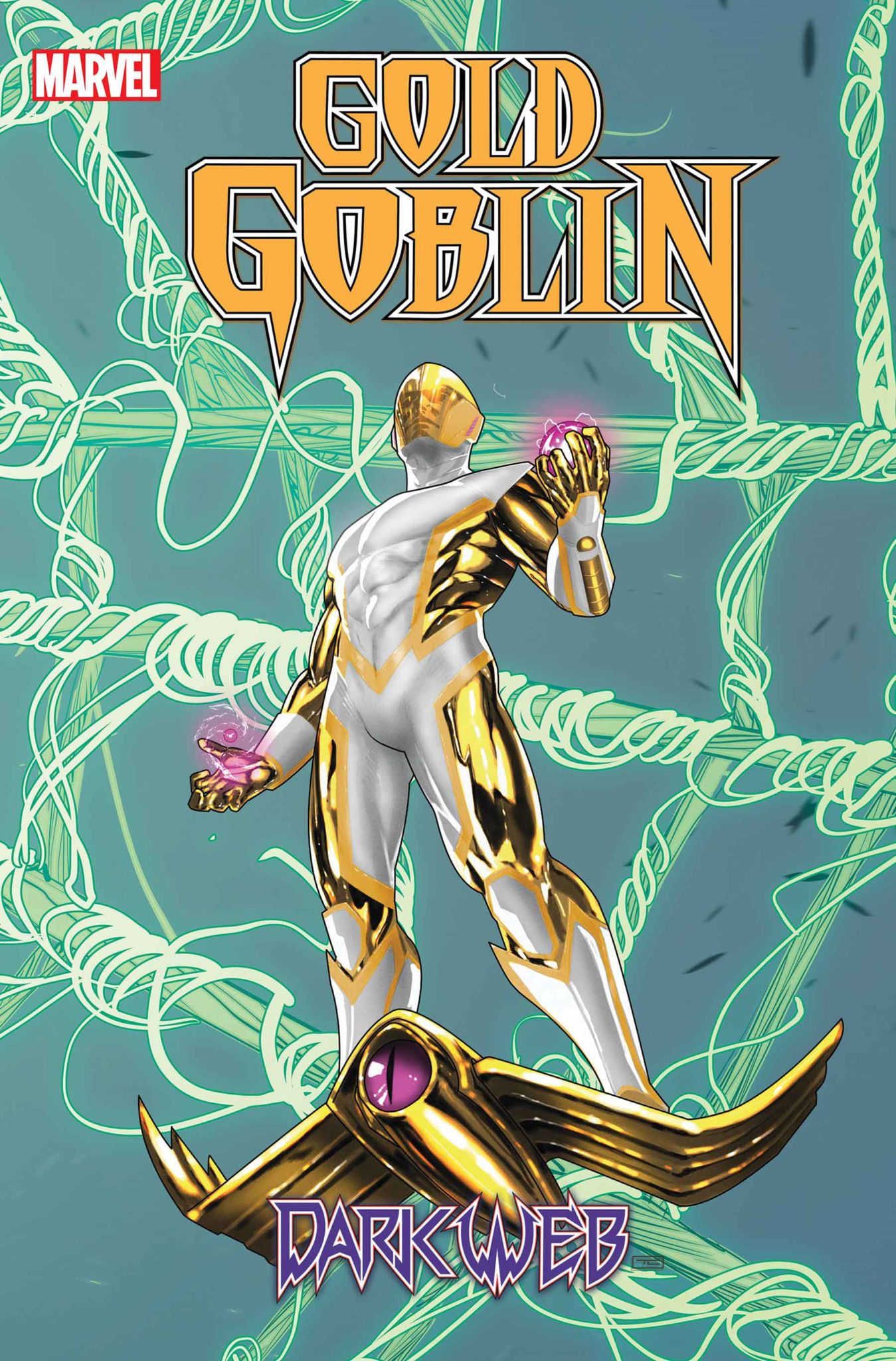 Gold Goblin #2 Dark Web tie-in cover