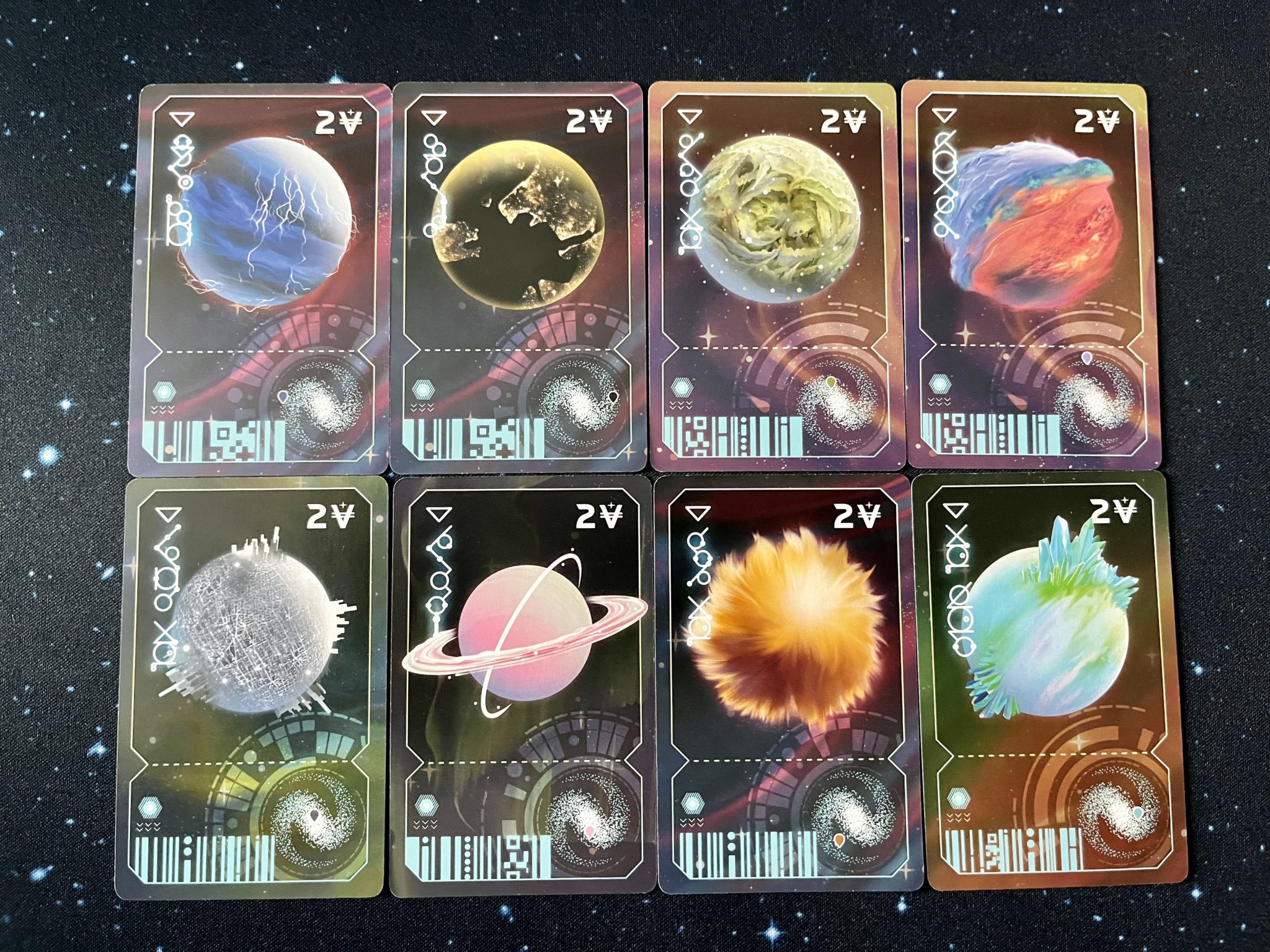 Wormholes planet cards