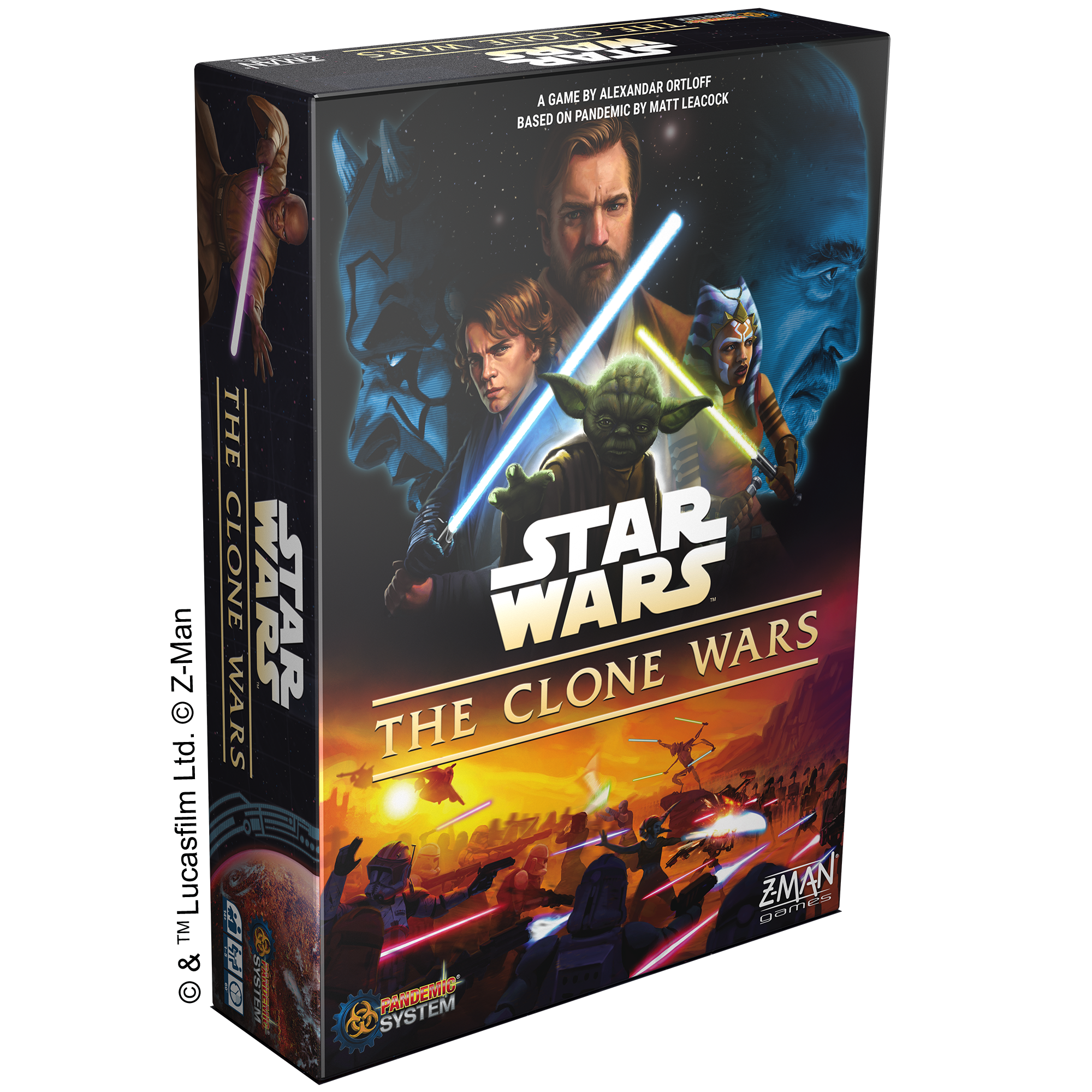 Star Wars: The Clone Wars – A Pandemic System Game box