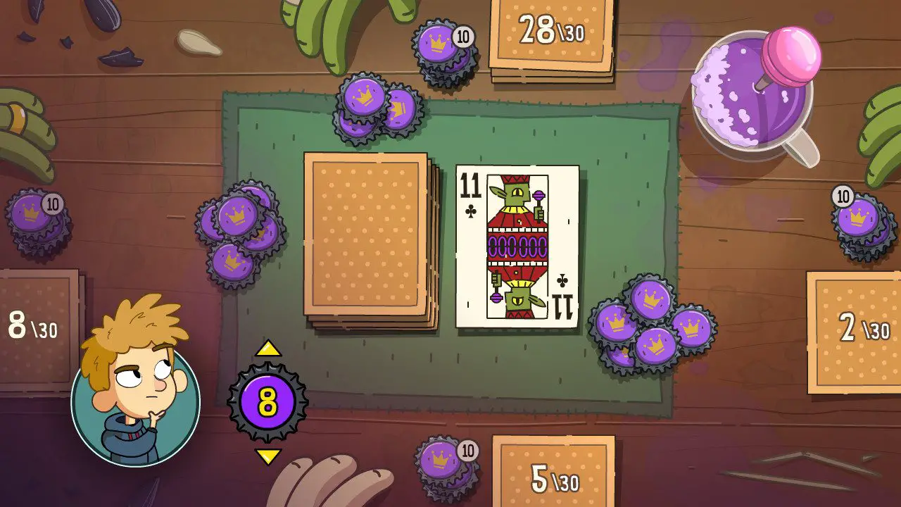 Lost In Play Is A Charming And Surreal Journey 3 Lost in Play minigame with cards and coins