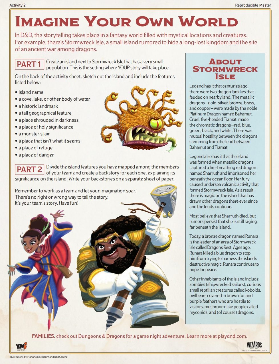 Dungeons & Dragons Releases Resources For Teachers, Librarians To Use D&D As Learning Tool 2