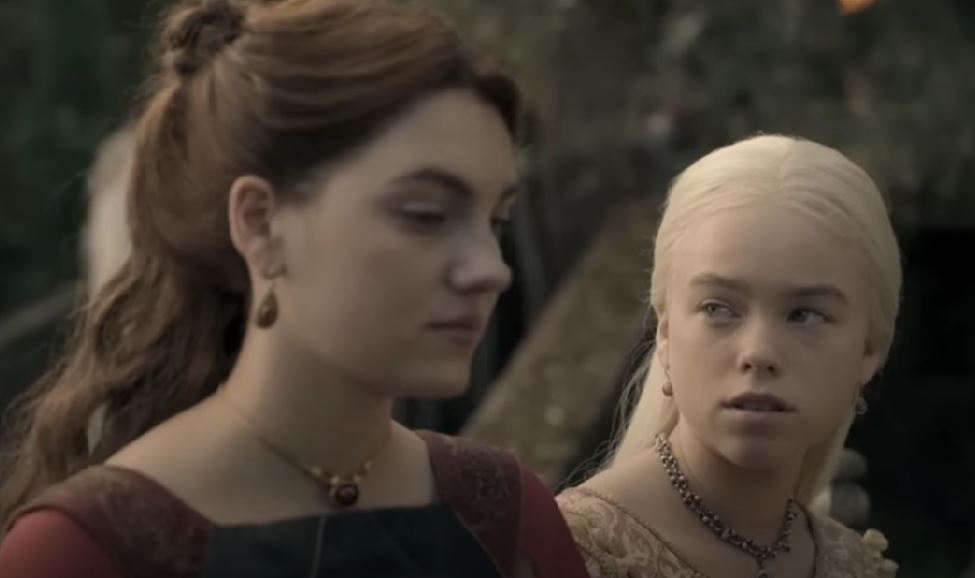 Rhaenyra and Alicent in House of the Dragon